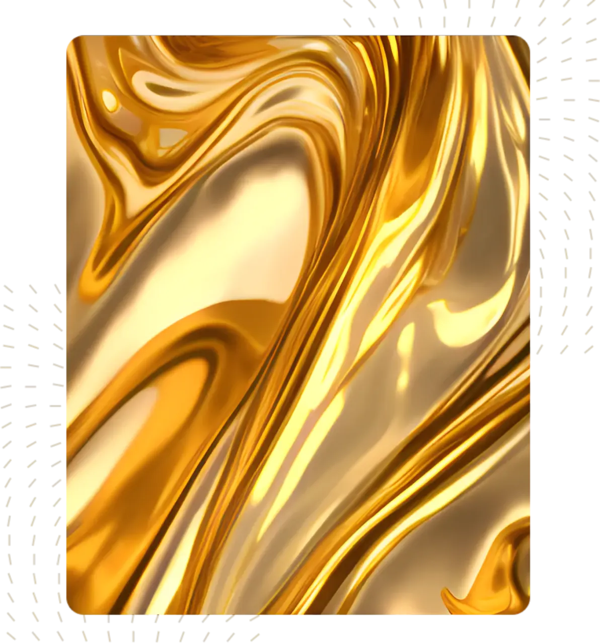 Gold Liquid Glass